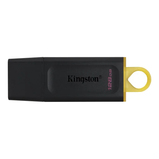 Kingston Datatraveler Exodia 128Gb, USB 3.2 Pendrive, Fekete - Sárga (DTX/128GB) - 1