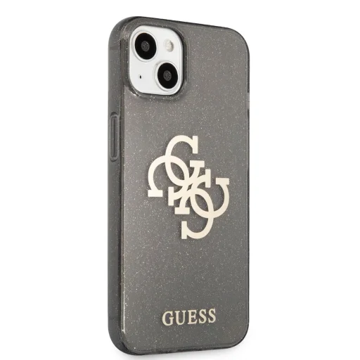 iPhone 13 Mini Guess GUHCP13SPCUGL4GBK Big 4G Glitter tok fekete - 4