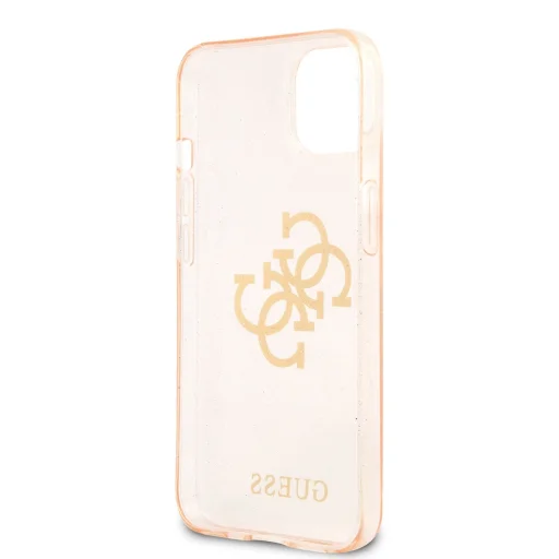 iPhone 13 Mini Guess GUHCP13SPCUGL4GGO Big 4G Glitter tok arany - 4