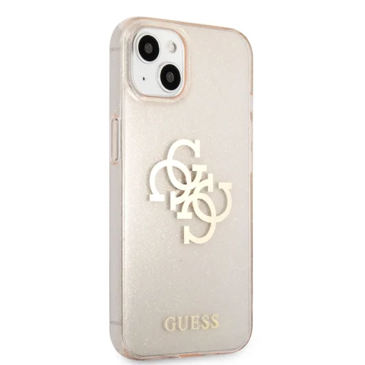 iPhone 13 Mini Guess GUHCP13SPCUGL4GGO Big 4G Glitter tok arany - 6