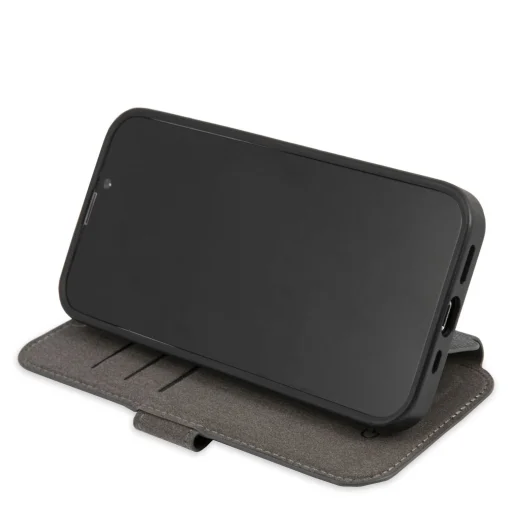 iPhone 13 mini Guess PU 4G Printed Stripe fliptok szürke (GUBKP13S4GDGR) - 2