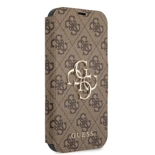 iPhone 13 Pro Guess GUBKP13L4GMGBR PU 4G Metal Logo fliptok barna - 6
