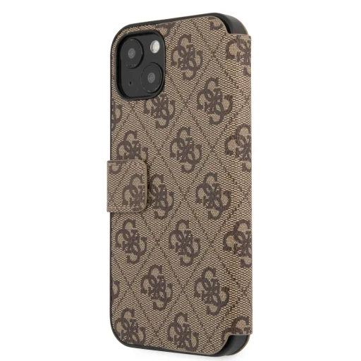 iPhone 13 Pro Guess GUBKP13L4GMGBR PU 4G Metal Logo fliptok barna - 7