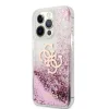 iPhone 13 Pro Max Guess Big 4G Liquid Glitter tok átlátszó (GUHCP13XLG4GPI) thumbnail
