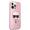 iPhone 13 Pro Max Karl Lagerfeld Glitter Karl Head tok pink (KLHCP13XKHTUGLP) thumbnail