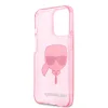 iPhone 13 Pro Max Karl Lagerfeld Glitter Karl Head tok pink (KLHCP13XKHTUGLP) thumbnail