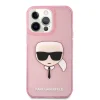 iPhone 13 Pro Max Karl Lagerfeld Glitter Karl Head tok pink (KLHCP13XKHTUGLP) thumbnail