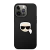iPhone 13 Pro Karl Lagerfeld KLHCP13LPKMK Ikonik Karl Head PU tok fekete thumbnail