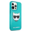 iPhone 13 Pro Karl Lagerfeld KLHCP13LCHTRB TPU Choupette Head tok Fluo Blue thumbnail