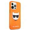 iPhone 13 Pro Karl Lagerfeld KLHCP13LCHTRO TPU Choupette Head tok Fluo Orange thumbnail