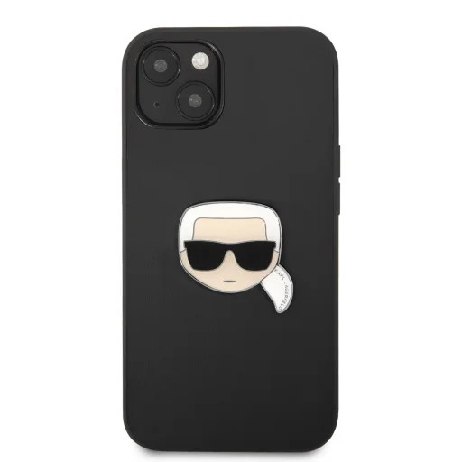 iPhone 13 mini Karl Lagerfeld KLHCP13SPKMK Ikonik Karl Head PU tok fekete - 4