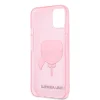 iPhone 13 mini Karl Lagerfeld Glitter Karl Head tok pink (KLHCP13SKHTUGLP) thumbnail