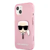 iPhone 13 mini Karl Lagerfeld Glitter Karl Head tok pink (KLHCP13SKHTUGLP) thumbnail