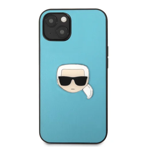 iPhone 13 mini Karl Lagerfeld KLHCP13SPKMB Ikonik Karl Head PU tok kék - 5
