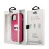 iPhone 13 Karl Lagerfeld KLHCP13MPKMP Ikonik Karl Head PU tok pink thumbnail