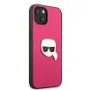 iPhone 13 Karl Lagerfeld KLHCP13MPKMP Ikonik Karl Head PU tok pink thumbnail