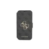 iPhone 13 Pro Max Guess PU 4G Metal Logo fliptok szürke (GUBKP13X4GMGGR) thumbnail