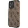 iPhone 13 Pro Max Guess PU 4G Metal Logo fliptok barna (GUBKP13X4GMGBR) thumbnail
