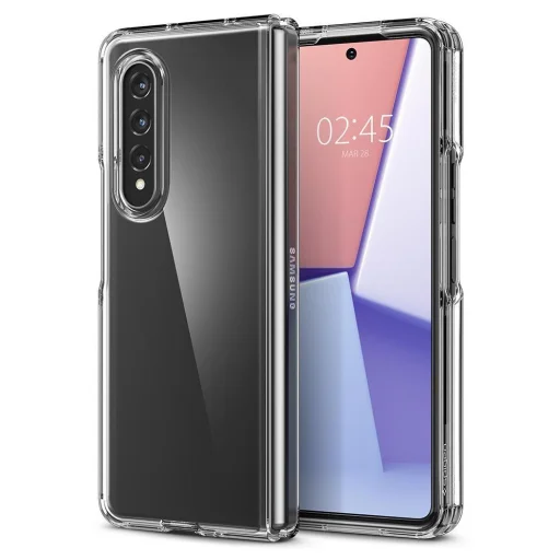 Samsung Galaxy Z Fold 3 Spigen Ultra Hybrid tok Crystal Clear (S Pent nem tartalmaz) - 1