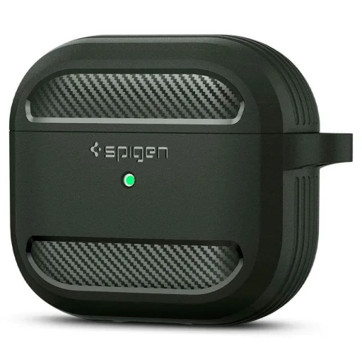 Apple Airpods 3 Spigen Rugged Armor tok military zöld - 2