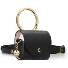 AirPods 3 Spigen Cyrill Mini Bag bőr tok fekete (ASD02158)