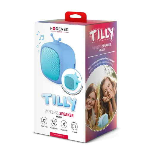 Forever Tilly ABS-200 Bluetooth hangszóró kék - 2