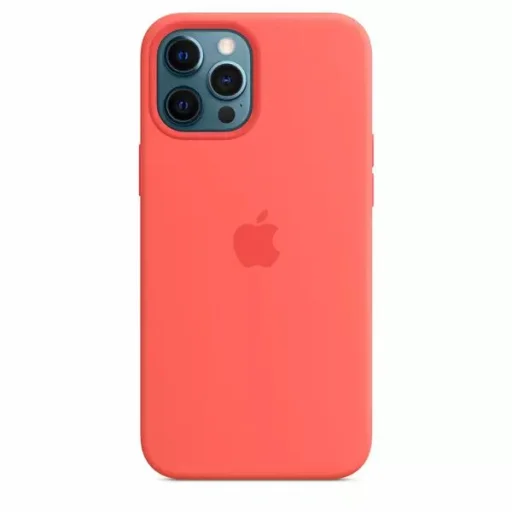 iPhone 12 Pro Max Apple gyári szilikon tok Pink CItrus (MHL93ZM/A) - 1