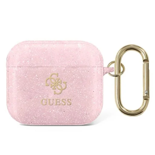 AirPods 3 Guess 4G Glitter csillogó tok rózsaszín - 1