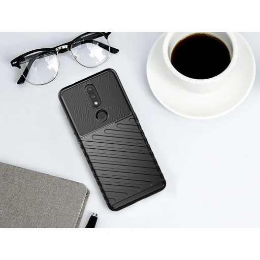 Thunder fokozott védelmet biztosító flexibilis TPU tok Nokia 2.4 fekete - 11
