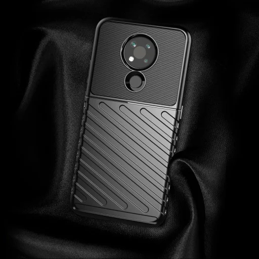 Thunder fokozott védelmet biztosító flexibilis TPU tok Nokia 3.4 fekete - 4