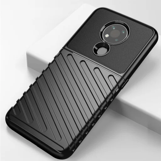 Thunder fokozott védelmet biztosító flexibilis TPU tok Nokia 3.4 fekete - 13