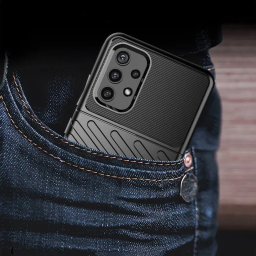 Thunder fokozott védelmet biztosító flexibilis TPU tok SAMSUNG A72 4G kék - 11