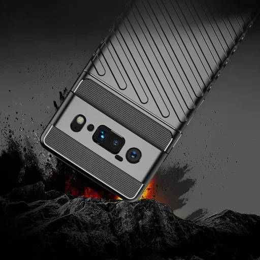 Google Pixel 6 Pro Thunder fokozott védelmet biztosító flexibilis TPU tok fekete - 11