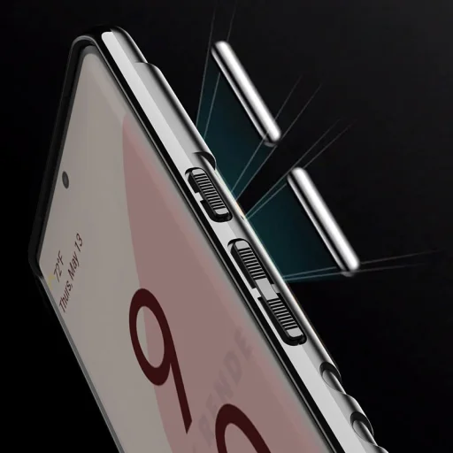 Google Pixel 6 Pro Thunder fokozott védelmet biztosító flexibilis TPU tok fekete - 14