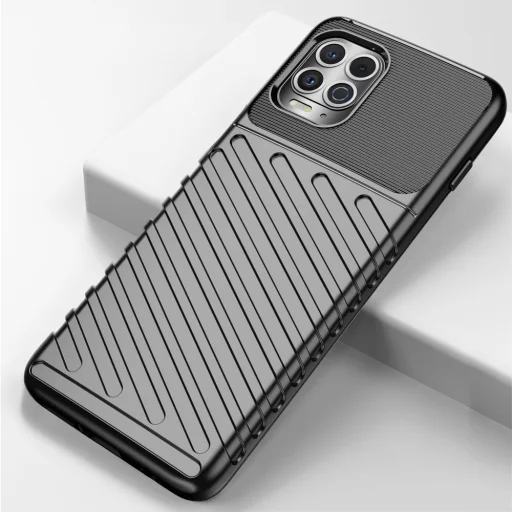 Motorola Moto G100 / Edge S Thunder fokozott védelmet biztosító flexibilis TPU tok fekete - 12