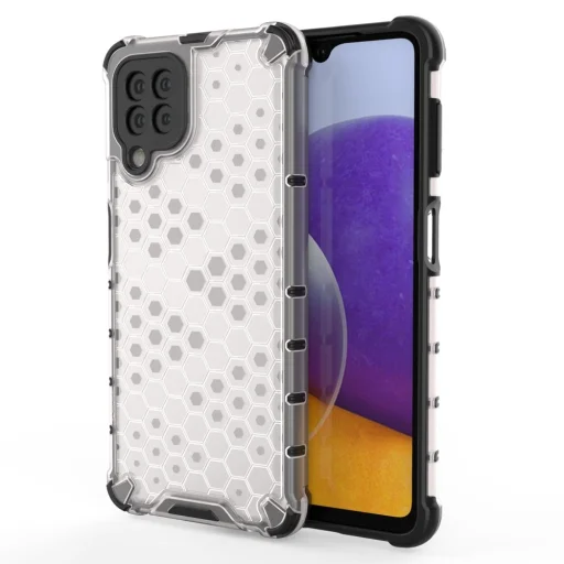 Samsung Galaxy A22 4G Honeycomb armor TPU tok átlátszó - 1