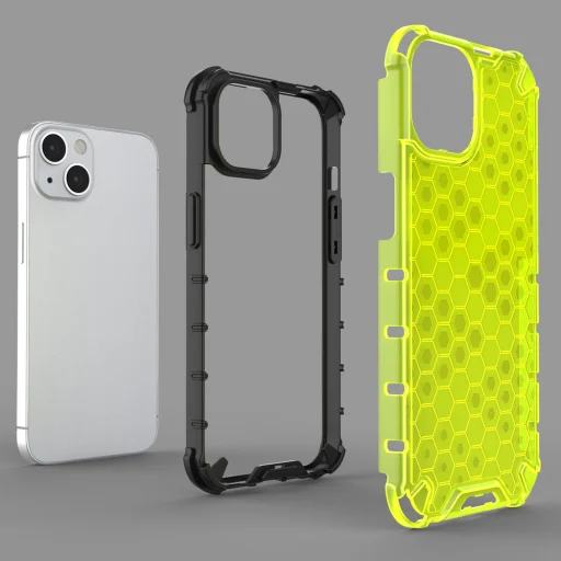 iPhone 13 mini Honeycomb armor TPU tok piros - 8