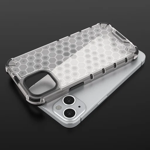 iPhone 13 mini Honeycomb armor TPU tok piros - 9