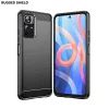 Xiaomi Redmi Note 11 Pro+ 5G Carbon szénszál mintájú TPU tok fekete Alphajack - 6