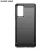 Xiaomi Redmi Note 11 Pro+ 5G Carbon szénszál mintájú TPU tok fekete Alphajack - 9