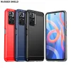 Xiaomi Redmi Note 11 Pro+ 5G Carbon szénszál mintájú TPU tok fekete Alphajack - 11