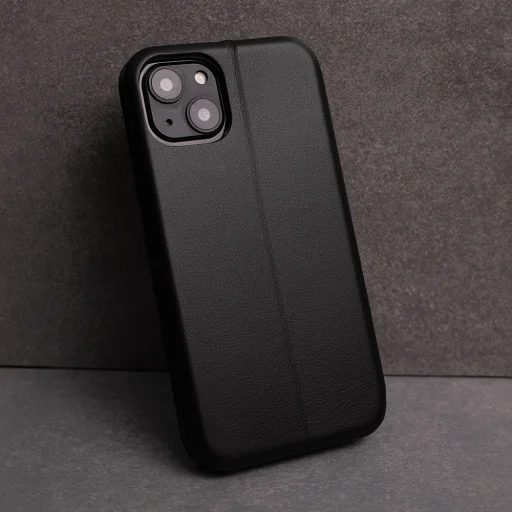 Smart Diva fliptok iPhone 16e fekete tok - 8