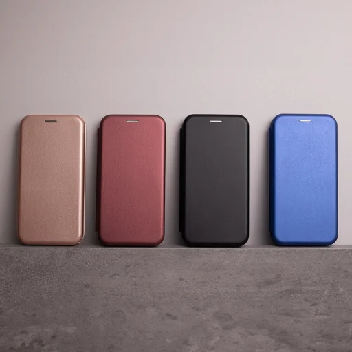 Smart Diva fliptok iPhone 16e sötétkék Tok - 17