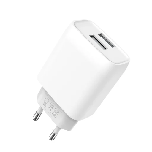 XO fali töltő adapter L57 2x USB 2.4A fehér - 1