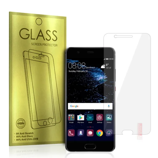 Huawei P10 Glass Gold kijelzővédő üvegfólia - 1