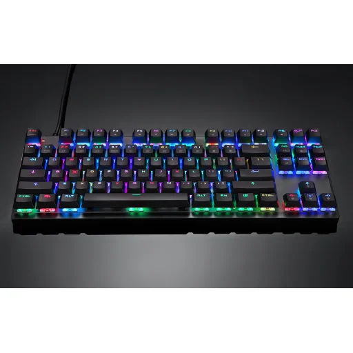 Motospeed CK82 mechanikus gamer billentyűzet RGB világítással, angol (piros switch) - 3