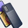 Samsung Galaxy A03s Thunder fokozott védelmet biztosító flexibilis TPU tok fekete thumbnail