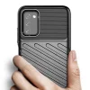 Samsung Galaxy A03s Thunder fokozott védelmet biztosító flexibilis TPU tok fekete thumbnail