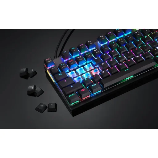 Motospeed CK82 mechanikus gamer billentyűzet RGB világítással, angol (piros switch) - 7