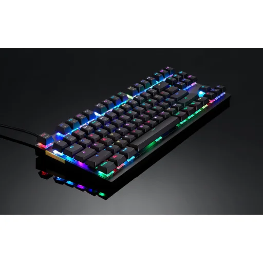 Motospeed CK82 mechanikus gamer billentyűzet RGB világítással, angol (piros switch) - 8